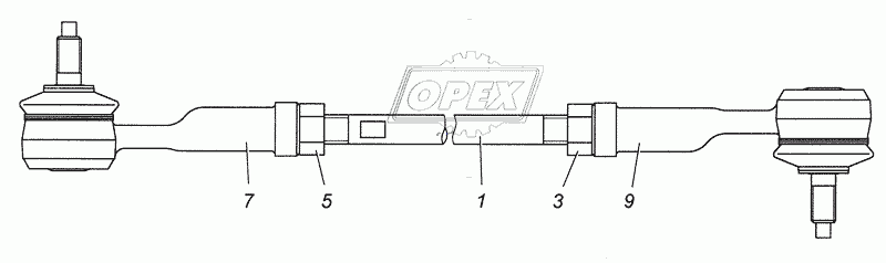 4308-1703520 Тяга реактивная в сборе